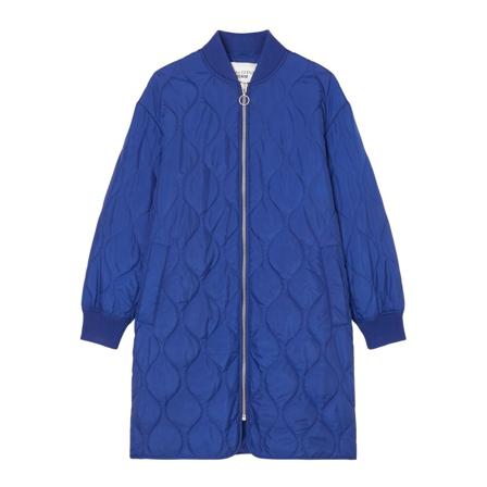Marc O'Polo, Quilted coat in a bomber jacket style Blauw, Dames, Maat:XL