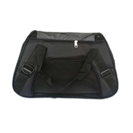 Lemmikkien kantolaukku Taitettava koiran kissan matkalaukut MUSTA