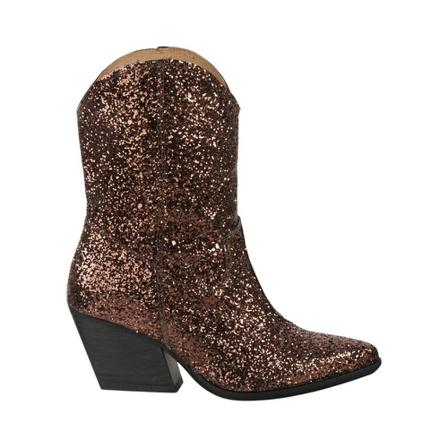 Dwrs, Javea - Westernboots Bruin, Dames, Maat:40 EU,leer