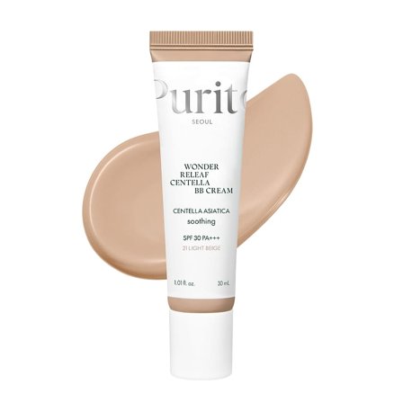 Purito Wonder Releaf Centella BB Cream #21 Light Beige, Makeup, Ansigt, Bb/cc Cream