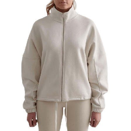 aim'n Campus Sweat Zip Jacket Tröjor Dam Beige M