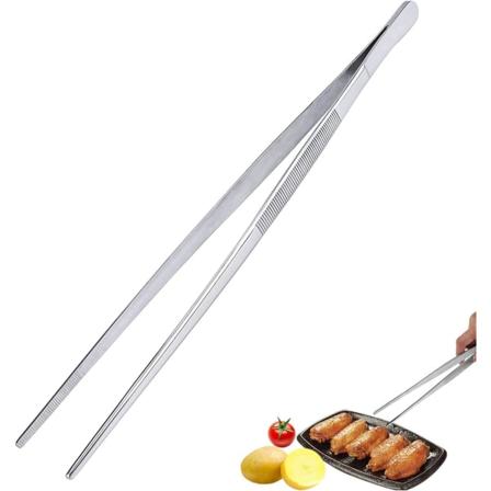 30 cm Multifunksjonspinsett i rustfritt stål, Lange rette B,ZQKLA