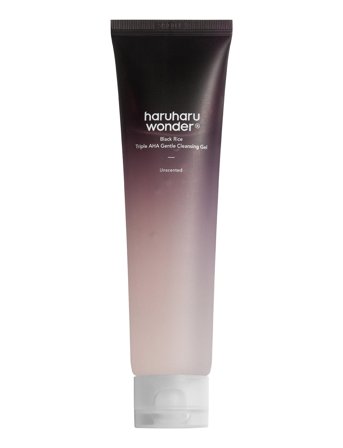 Haruharu Wonder Black Rice Triple Aha Gentle Cleansing Gel Unscented - Nude - 100 ML