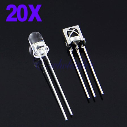 20 par infraröd diod LED IR-emission och mottagare