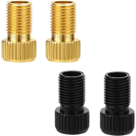 4 kpl Presta-Schrader-pyörän venttiilisovitin, alumiiniseoksesta valmistettu sovitinmuunnin polkupyörän venttiili