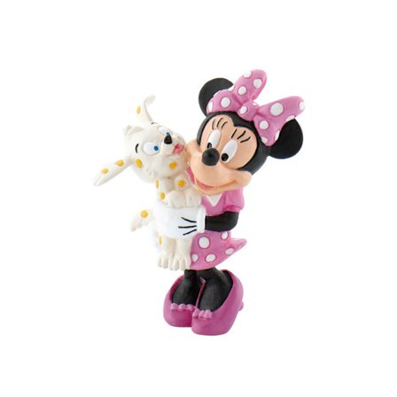 Micki Bullyland WD Figur Disney Kalle Anka - Mimmi Pigg med Hund