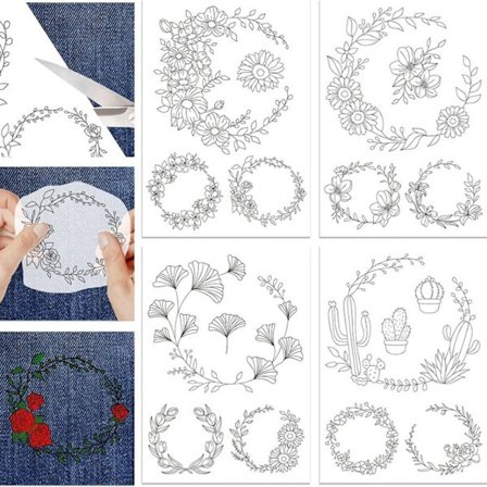 4 ark vannløselig håndsøm Stabilisatorer søm