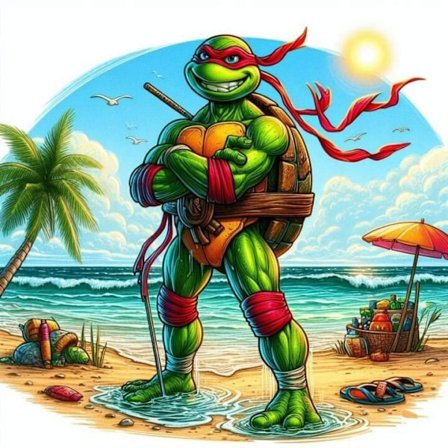 Ninja Affisch 21x30 cm