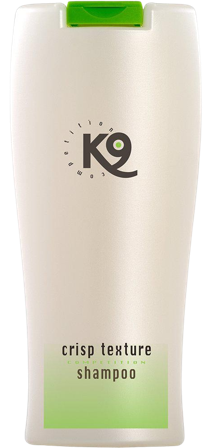 K9 Crisp Texturizer Shampoo Aloe Vera shampoo karkeakarvaisille koirille, 300ml