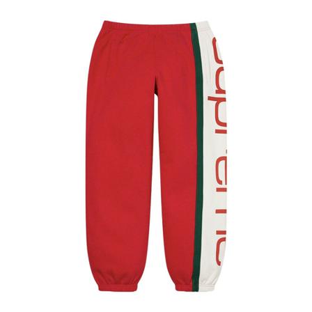 Supreme, Cropped Trousers Czerwony, Mężczyzna, Rozmiar: M