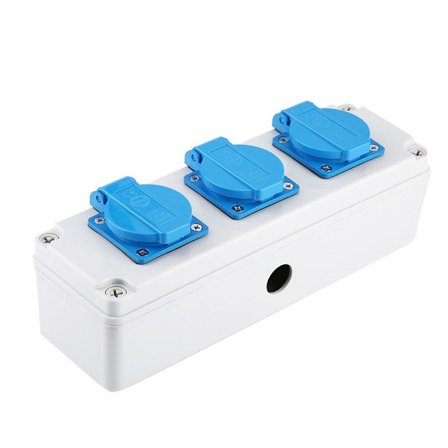 IP54 Vanntett Stikkontakt Adapter med Deksel (GB KLB