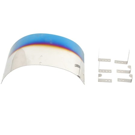 Luftindtagsfilterdæksel Varmeskjold Rustfrit Stål Biltilbehør til 2,5 tommer?4 tommer