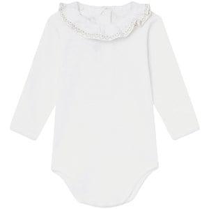 Bonpoint April Embroidered Romper Jaune 18 Months - All in ones - 18 months - White - Mädchen