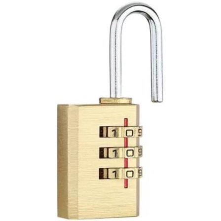 3-sifret kodekombinasjonslås, kodelås for sportsgarderobe, høyskole, skole, utendørs kombinasjonslås, hageskur