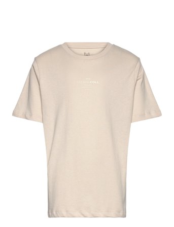 Jack & Jones Jjjin Tee Ss Crew Neck Jnr - Beige - 152