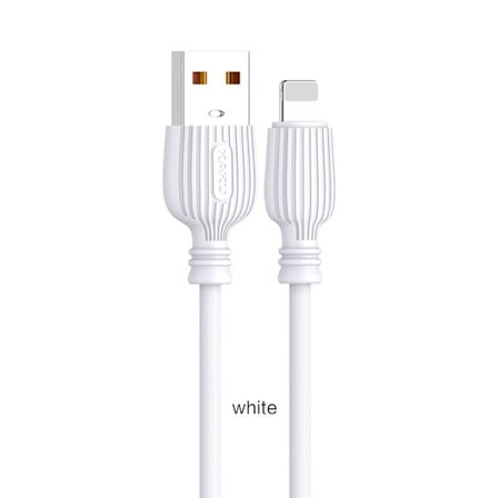 2 st super kvalitet 1m iphone laddarekabel vit