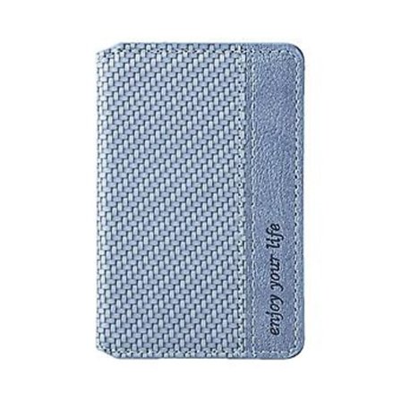 Universell Självhäftande Ficka Plånbok Korthållare Fodral för Mobiltelefon (Blå)