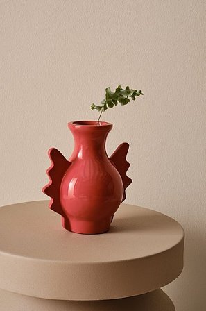 Jotex - Vase 17 Cm Rot - FLORENCE - Kaufe Vasen bei Jotex