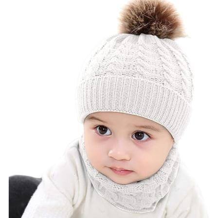 2 kpl Vauvan Neulehattu Huivi Talvi Lämmin Beanie Hatti Piir
