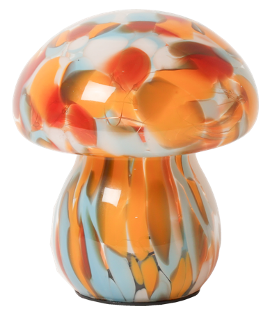 Au Maison Mushy Lampe Batteri Rød-Hvit H16,5