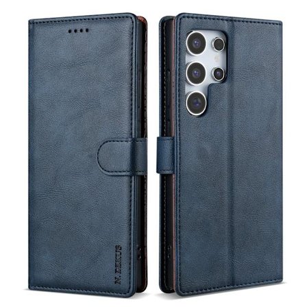 N.BEKUS Samsung Galaxy S26 Ultra Plånboksfodral Konstläder - Blå