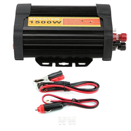 12V DC till 110V AC 1500W Bil Auto Spänning Transformator Inverter Omvandlare Laddning