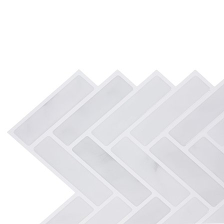 30 x 30 cm selvklæbende flise-klistermærke med marmormønster