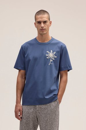 Pedro T-shirt Herr Blå