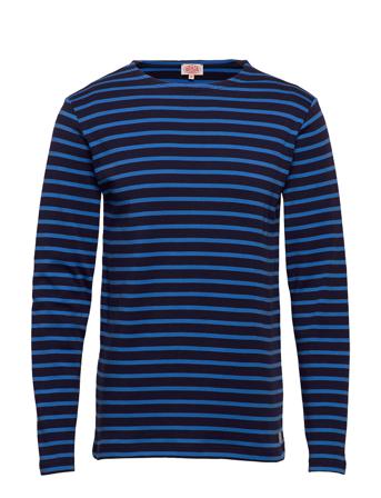 Breton Striped Shirt "Houat" T-shirts Long-sleeved Blå Armor Lux