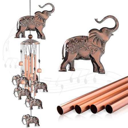 Tuulikellot - 32in/35.5in, Kolibri/enkeli/lintu/norsu Vintage Tuulikello, Eläin Tuulikello Retro Koristeelliset Ripustimet Koristeet Riippuva Lahjat