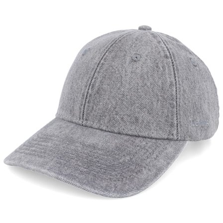 Levi's - Essential Cap Dark Grey Dad Cap Unconstructed Grey Cap - @ Hatstore