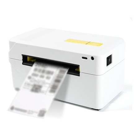 Bluetooth termisk etikettskriver, trådløs 4x6 fraktetikettskriver for små bedrifter, kompatibel med Android iOS og Windows, adresseetikett