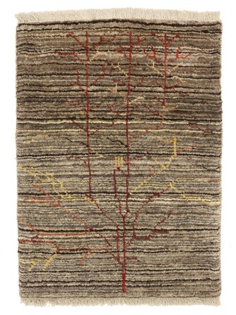 Orientalisk Gabbeh Matta 61X80 Brun/Svart (Ull, )