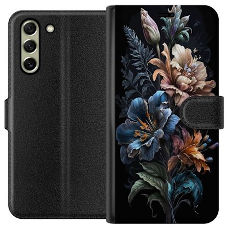 Kompatibel Tegnebogsetui til Samsung Samsung Galaxy S21 FE 5G Blomster