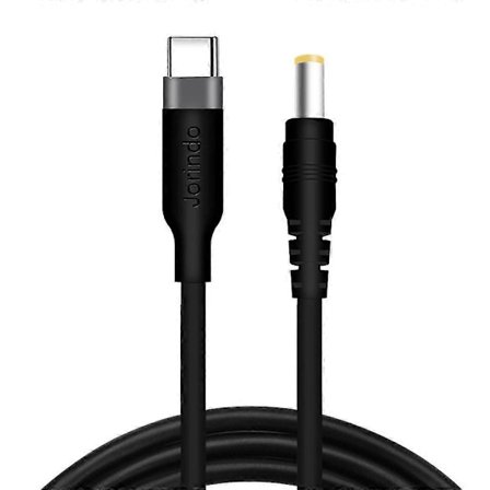 Usb C Pd virtajohto 12 V 5,5 x 2,5 mm tuulettimelle LED-valolle kameralle langattomalle kaiuttimelle
