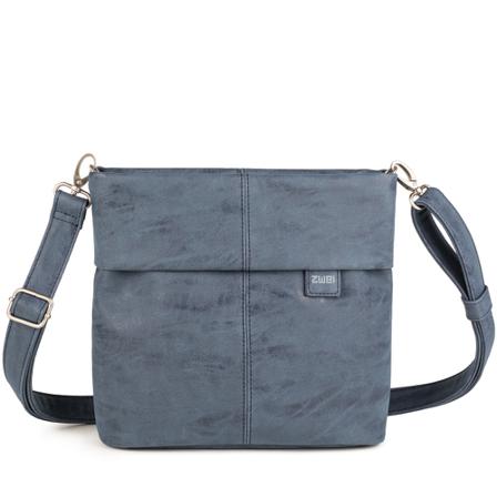 Zwei Zwei Mademoiselle M8 nubuk denim blå Blå, Dame Håndtasker, Størrelse: ONE Size