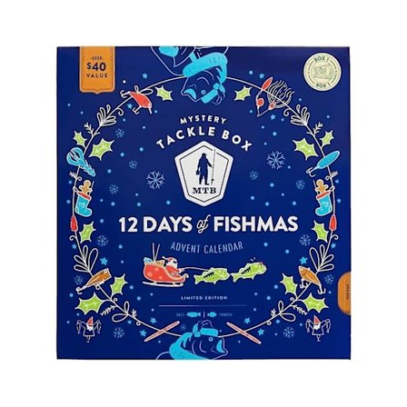 Adventskalender Fiske Jule Nedtelling 2023 Julegave 12 Dagers Fiske Lokker Sett Fiske Agn Julekalender Fiskeutstyr Adventskalender (FMY)