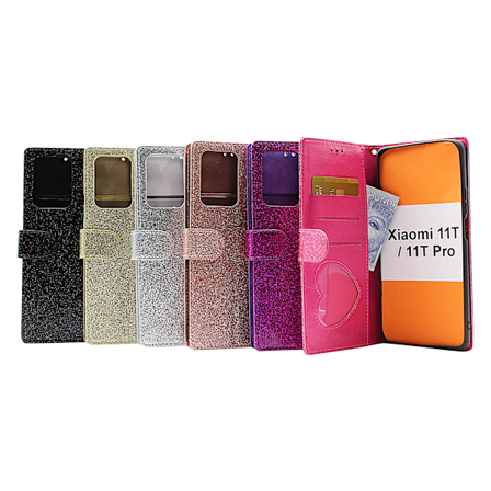 Standcase Glitter Wallet Xiaomi 11T / 11T Pro