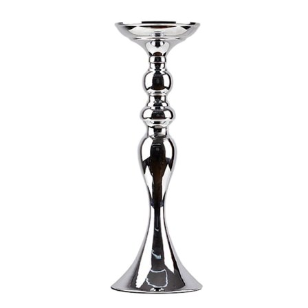 Mermaid Ljusstake Metall Ljusstake KROM 38CM