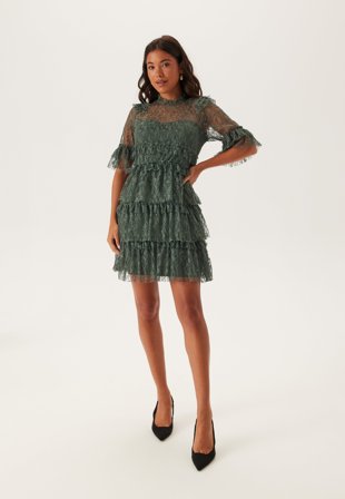 BUBBLEROOM-Frill Lace Dress-46