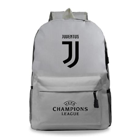 Ronaldo-kuvioinen reppu kampuksen opiskelijakoululaukku ulkoilureppu gray