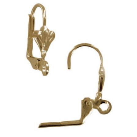 Örhängen med lås 18 mm Mässing 4 stycken