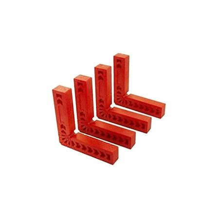 Sæt med 4 Positioneringskvadrater 90 Grader L-Type Højre Vinkel