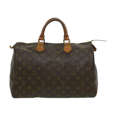Louis Vuitton Vintage, Pre-owned Speedy 35 Monogram Handbag Bruin, Dames, Maat:ONE Size