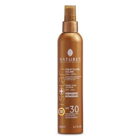 Nature's Solari Spray Fluido Viso/Corpo SPF30 200ml