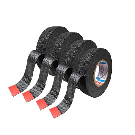 Sähkömiehen teippi, teippi johtosarjoille, lämmönkestävä johtosarjateippi, teollinen kangasteippi johtosarjoille autojen sisätiloihin