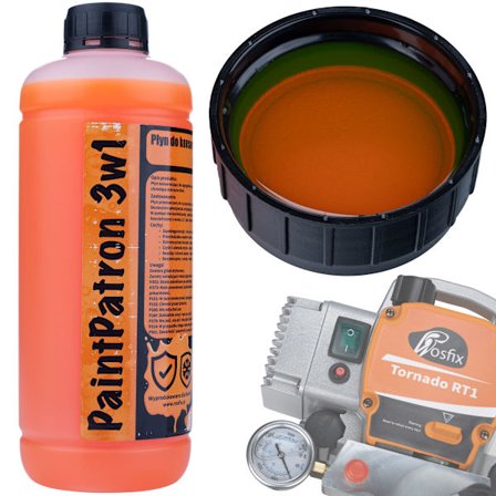 Konserverings- og Rengjøringsvæske for Malingssprøyte PaintPatron 3-i-1 – Beskytter mot Korrosjon | 1L Konsentrat