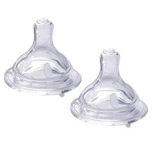 Everyday Baby 2-Pack Anti-colic Teats (medium) One Size - Baby feeding - One size - White