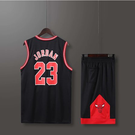 Michael Jordan NO.23 Baskettröja Set Bulls Uniform för barn, vuxna