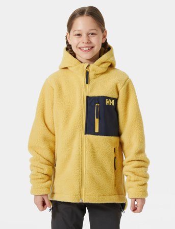 Helly Hansen Jr Champ Pile Jacket - Yellow - 128